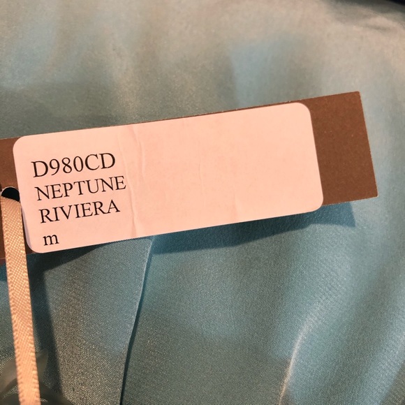 NWT Rory Beca Neptune Riviera Silk Flounce Dress - Picture 16 of 16